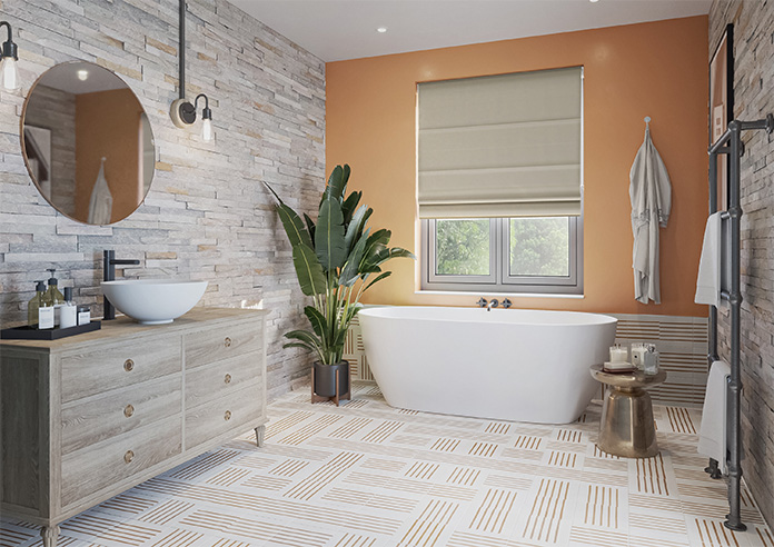 Bravo, Oatmeal - Twist&Fit Roman Blind - Image 7